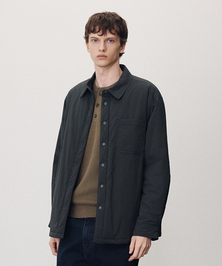 26FW comfortemp 라이트 패딩 재킷 딥그린