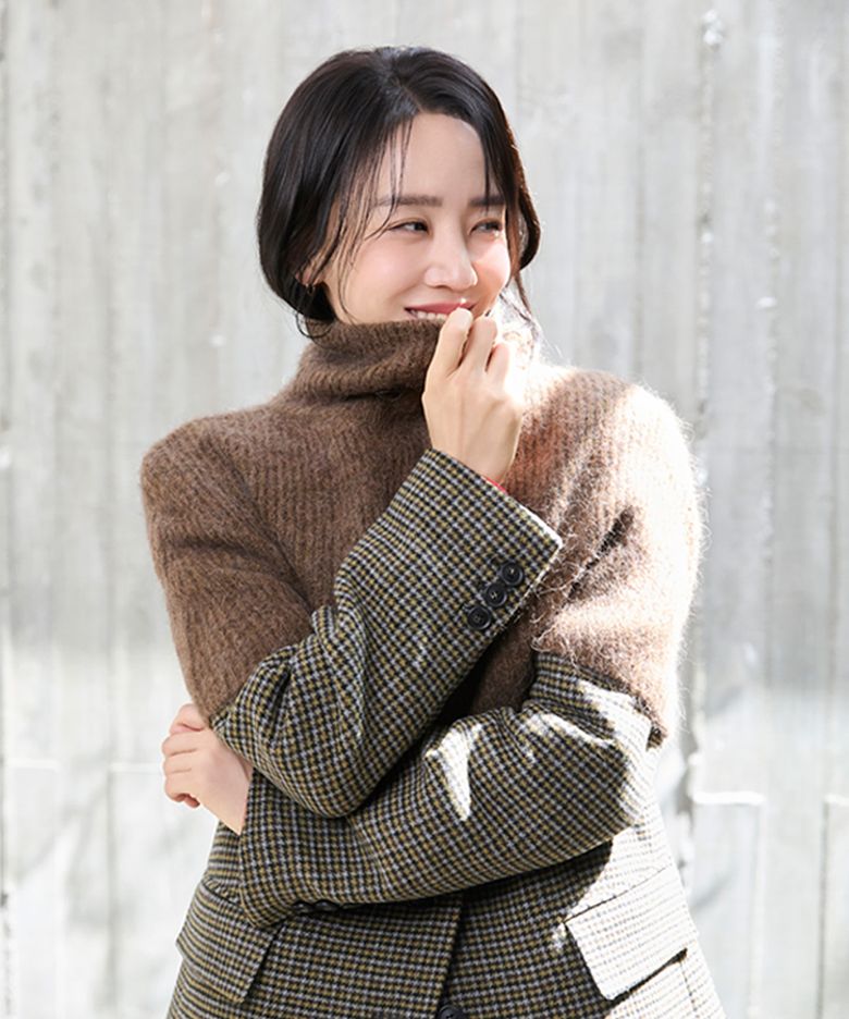 26FW 알파카블렌드 터틀 케이프