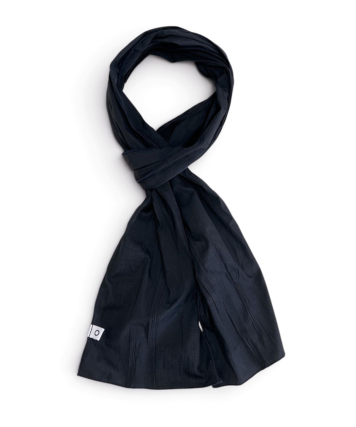 노우트(NOUGHT) O Logo Collage Pattern Scarf / Black