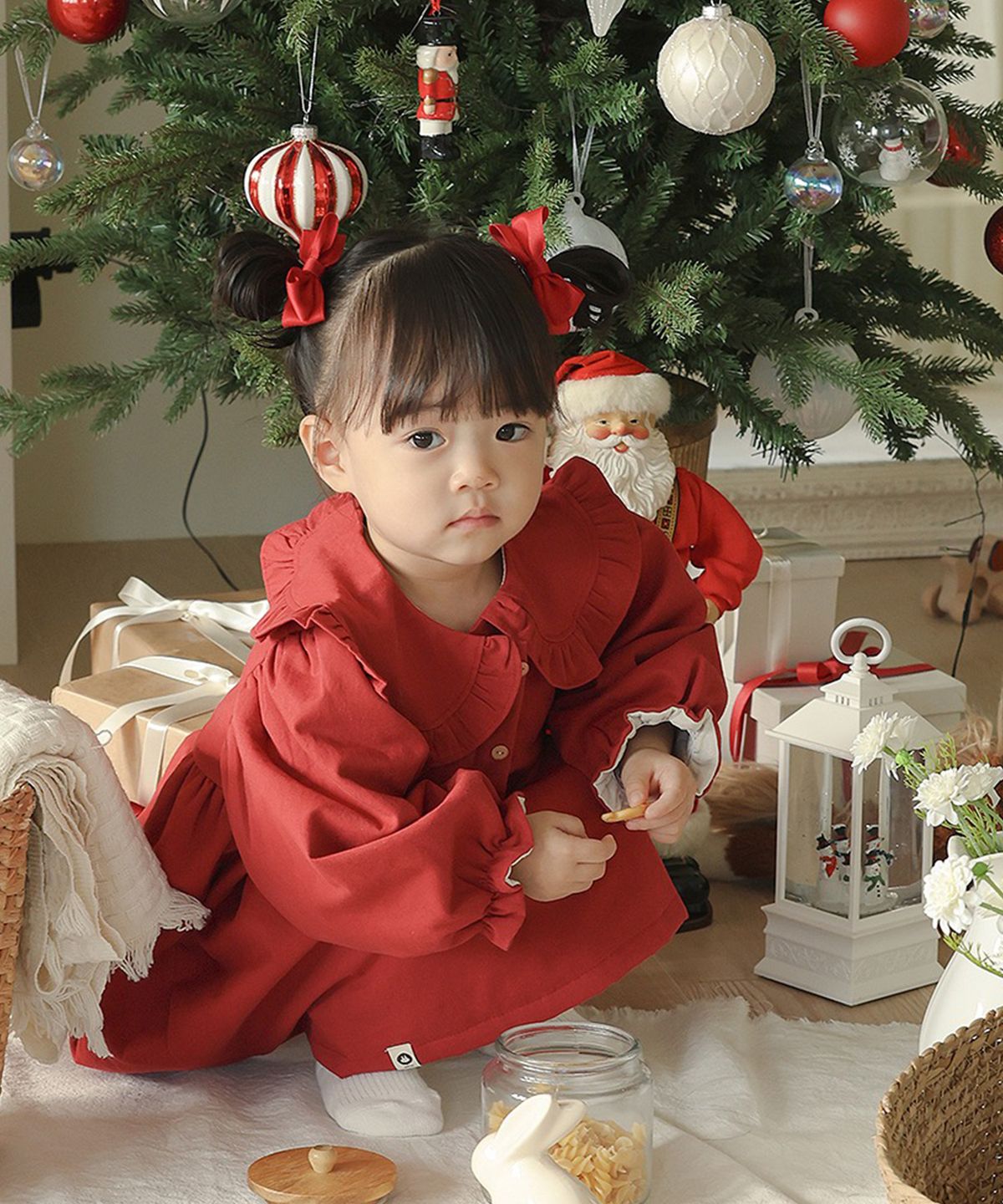 아림클로젯(ARIMCLOSET) 인형같은 쪼꼬미에 반할테죠 - 아기 크리스마스 원피스