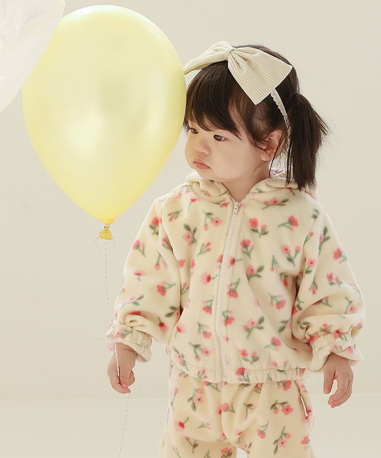 포근한 쪼꼬미의 귀여움을 이길 수 없어요 - 아기 플리스 후드집업