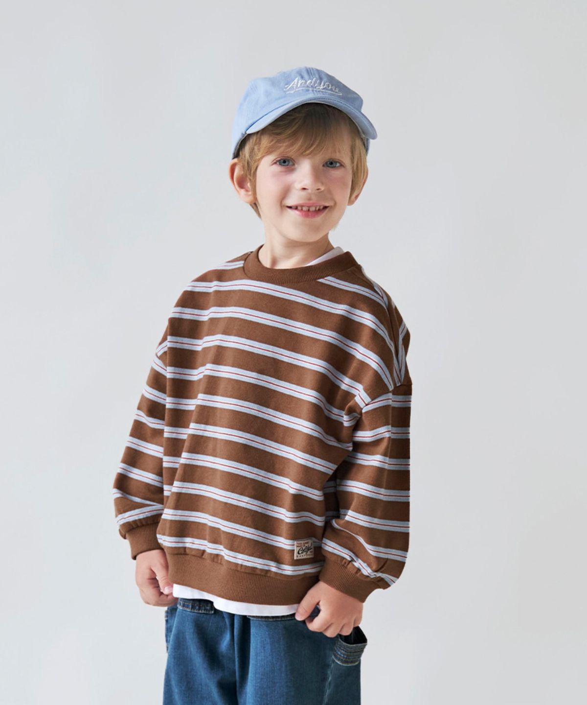 월튼키즈(WALTON KIDS) 어텀스트라이프티셔츠