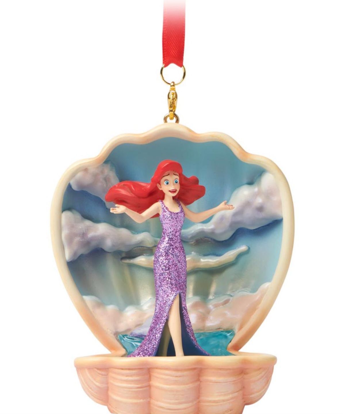 디즈니 스토어(DISNEY STORE) 프린세스 인어공주 에리얼 라이트업 오너먼트 (1000088224)