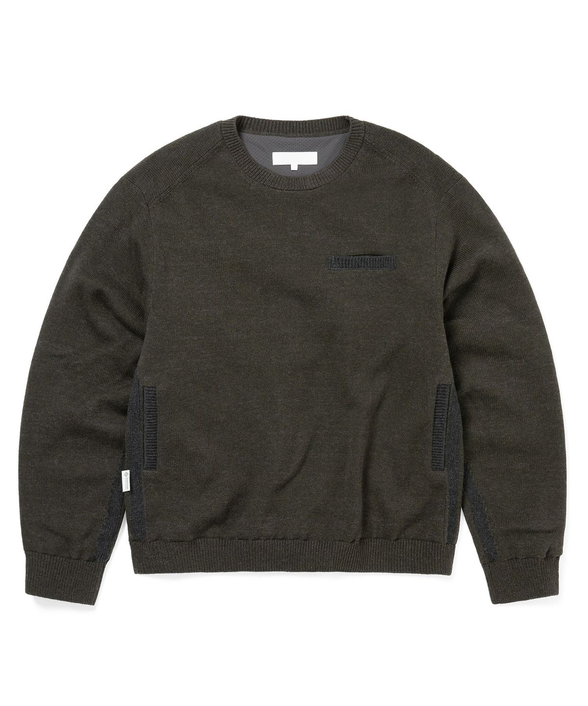 디스이즈네버댓(THISISNEVERTHAT) GORE-TEX WINDSTOPPER Knit Crew Dark Brown