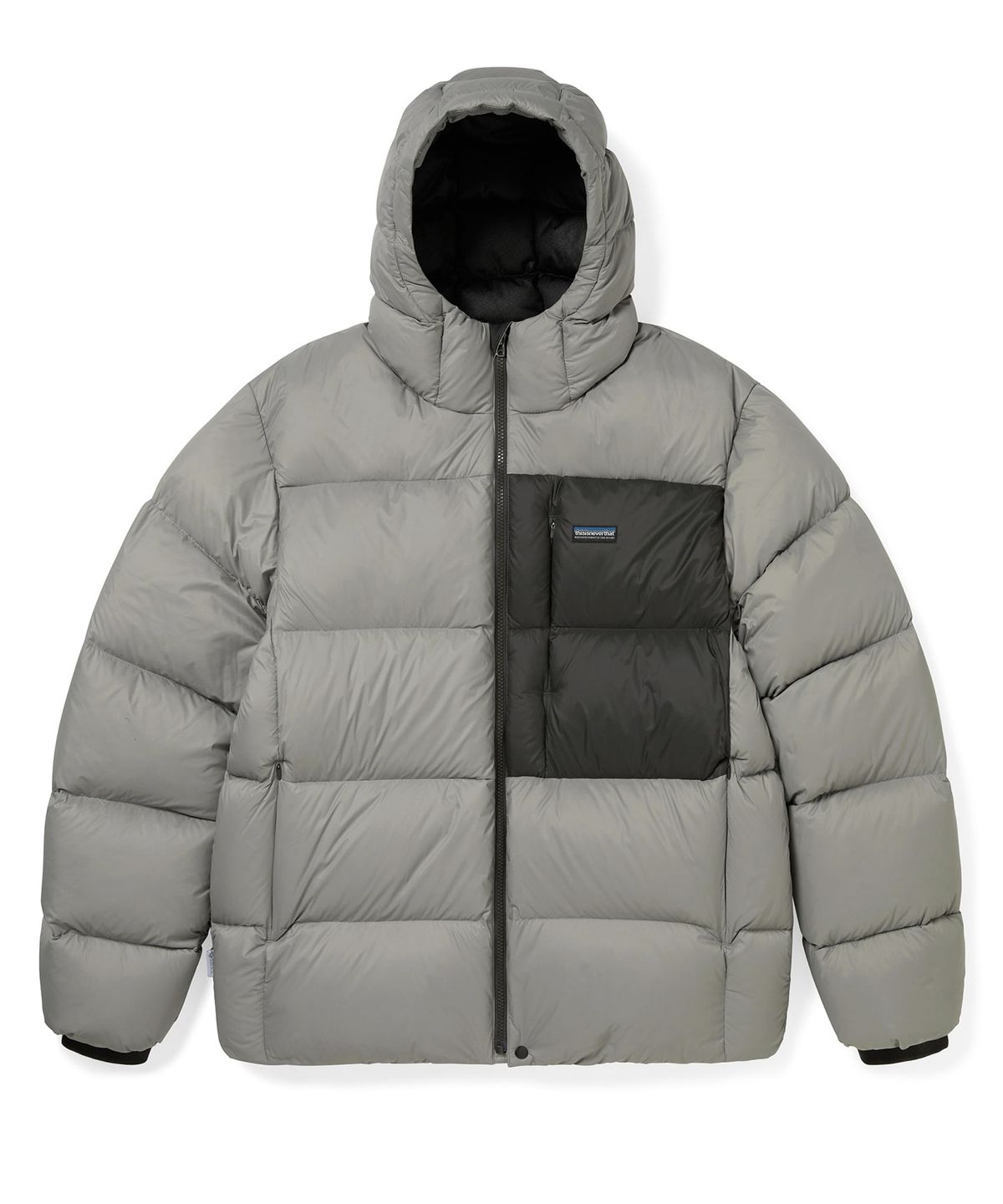 디스이즈네버댓(THISISNEVERTHAT) GORE-TEX WINDSTOPPER Puffer Down Jacket Warm Grey