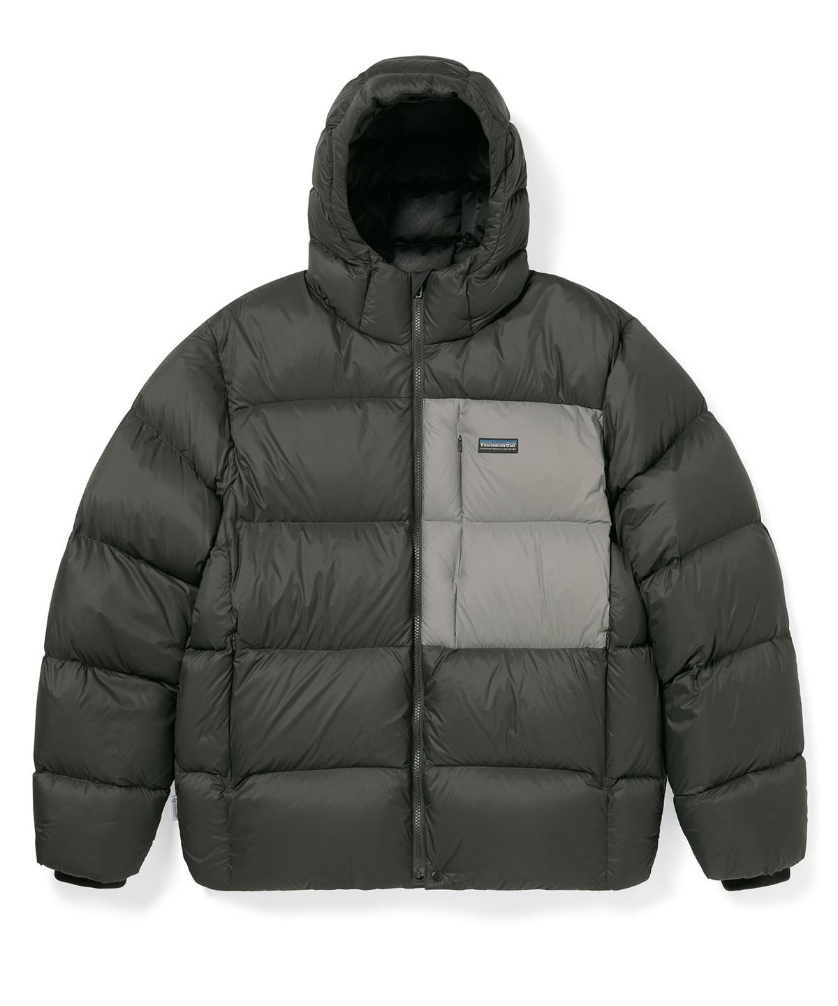 디스이즈네버댓(THISISNEVERTHAT) GORE-TEX WINDSTOPPER Puffer Down Jacket Off Black