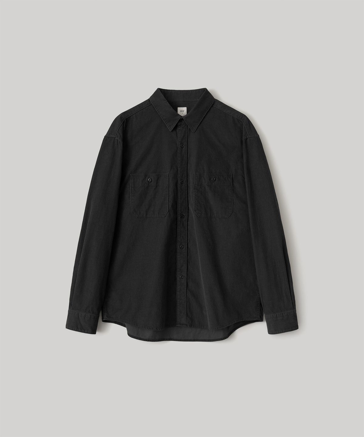 어나더 오피스(ANOTHER OFFICE) Railroad Workshirt (Black)