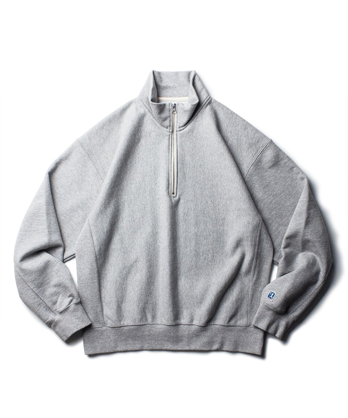 더 레스큐(THE RESQ) CLASSIC HALF ZIP SWEATSHIRT [MELANGE GREY]