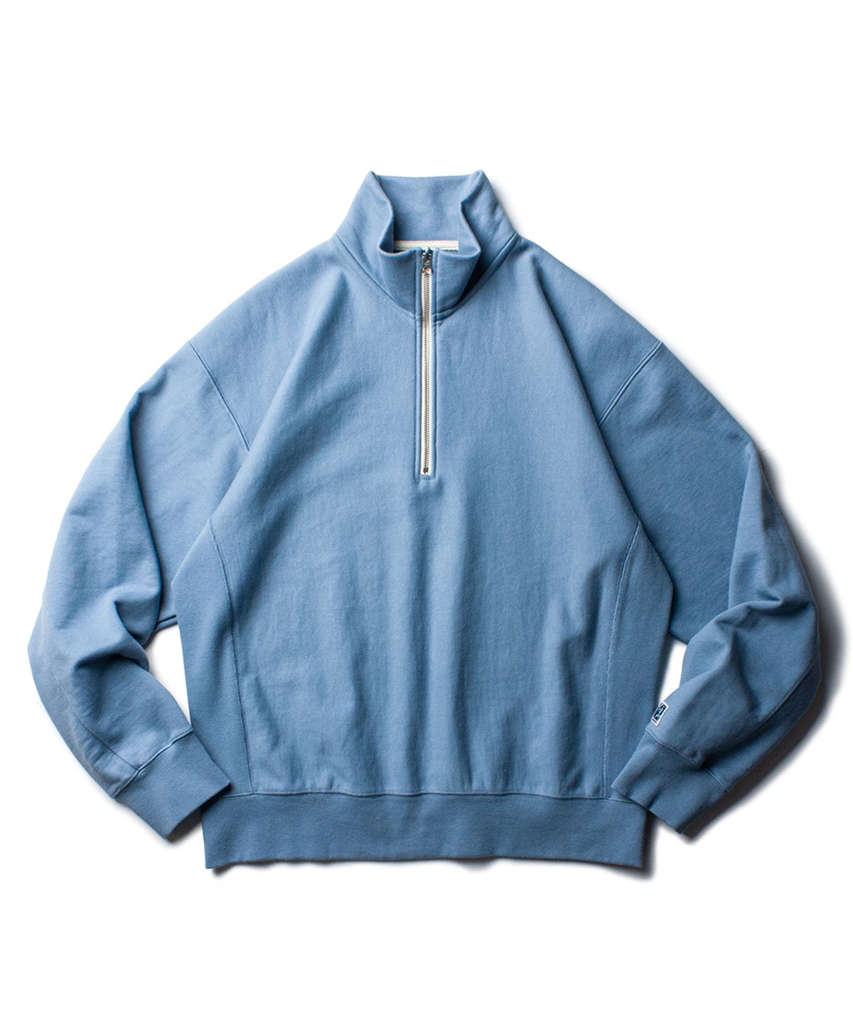 더 레스큐(THE RESQ) CLASSIC HALF ZIP SWEATSHIRT [VINTAGE BLUE]