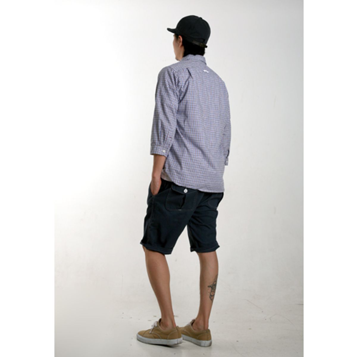 스웰맙(SWELLMOB) PULLOVER SHIRTS BROWN PLAID