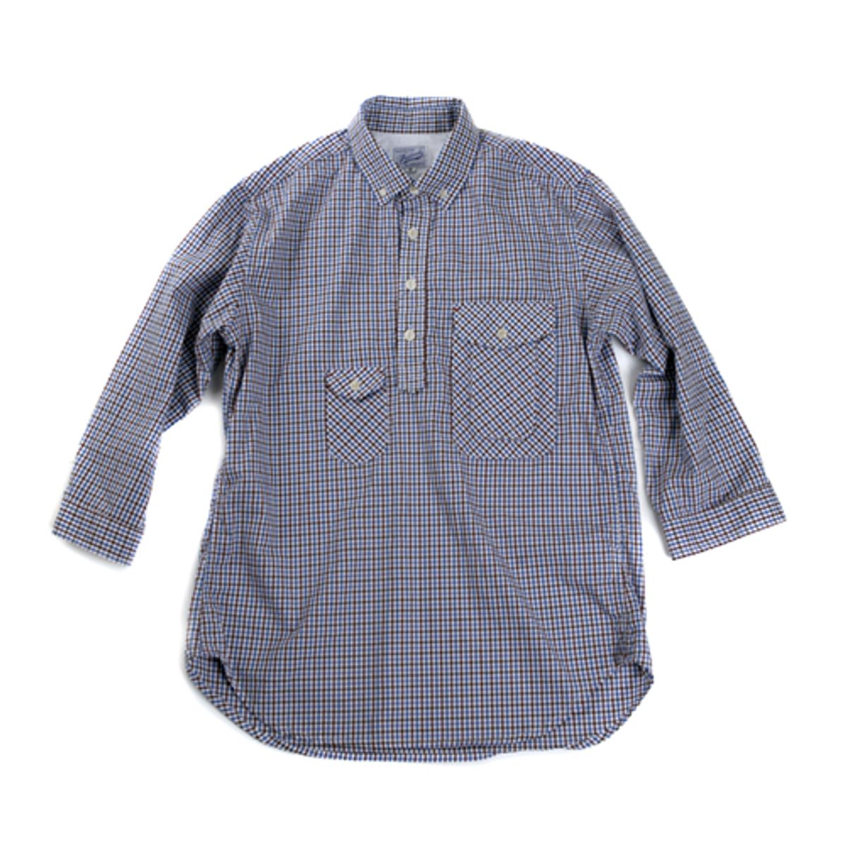 스웰맙(SWELLMOB) PULLOVER SHIRTS BROWN PLAID