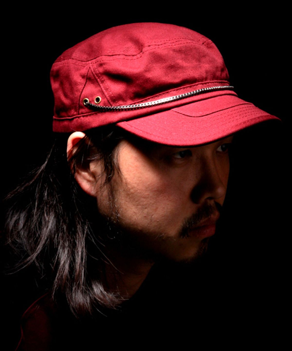 에잇볼륨(EIGHTVOLUME) EV CHAIN MILITARY CAP (RED)