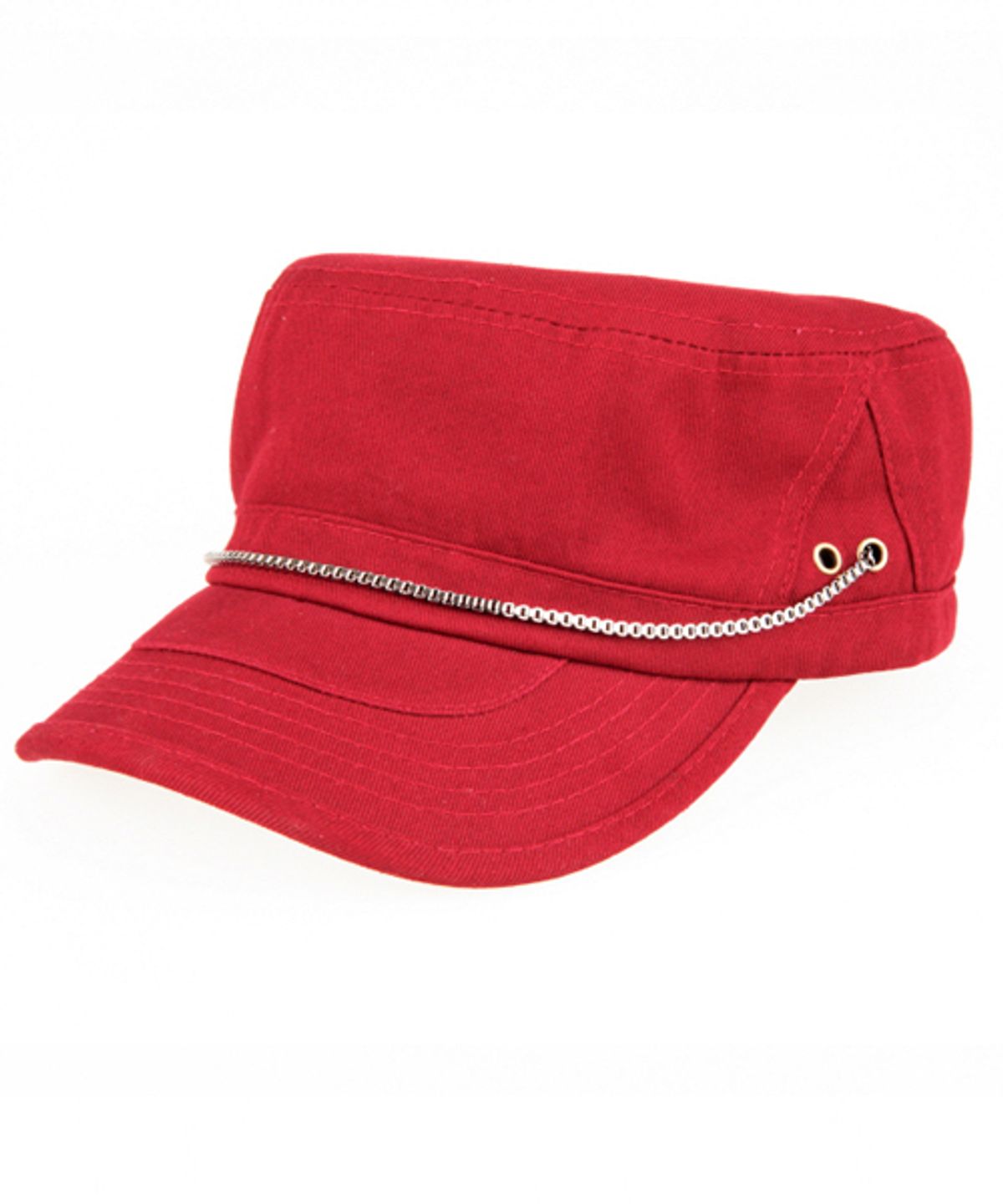 에잇볼륨(EIGHTVOLUME) EV CHAIN MILITARY CAP (RED)