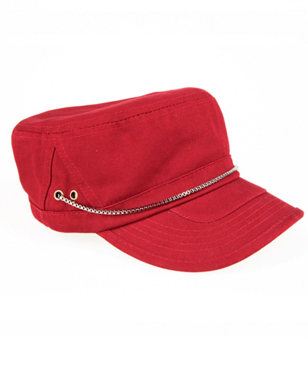 에잇볼륨(EIGHTVOLUME) EV CHAIN MILITARY CAP (RED)