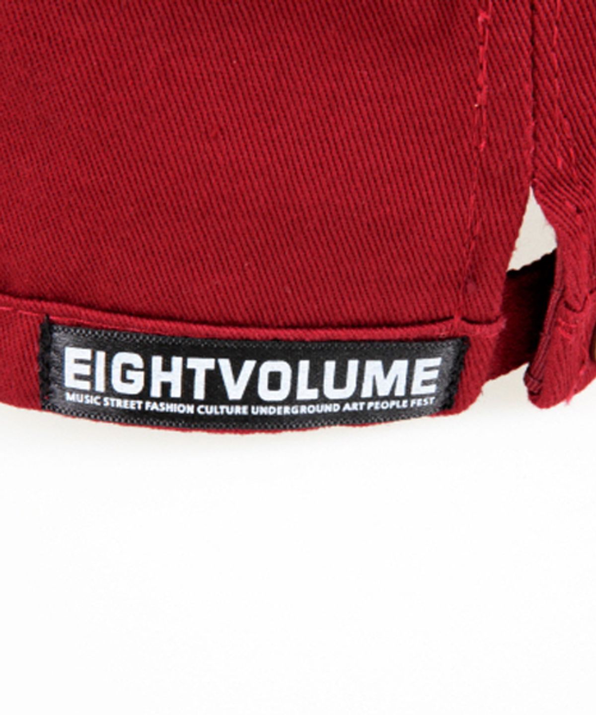 에잇볼륨(EIGHTVOLUME) EV CHAIN MILITARY CAP (RED)