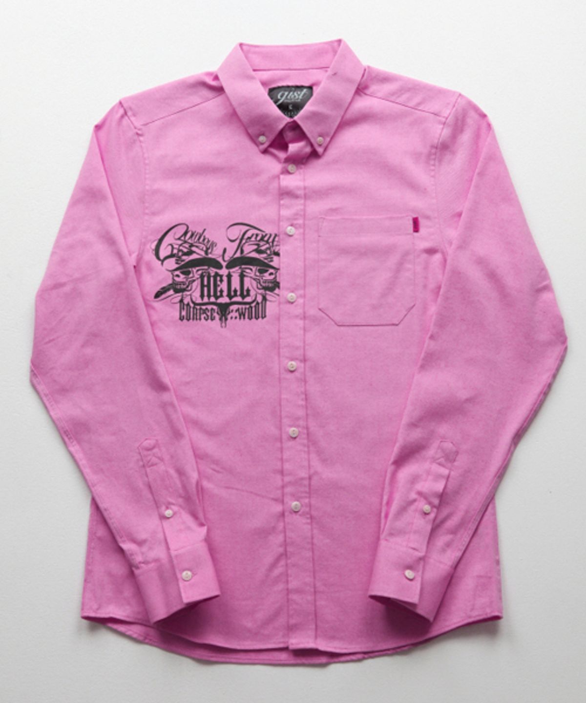 에잇볼륨(EIGHTVOLUME) COWBOYSFROMHELL OXFORD WORKSHIRTS (RED)