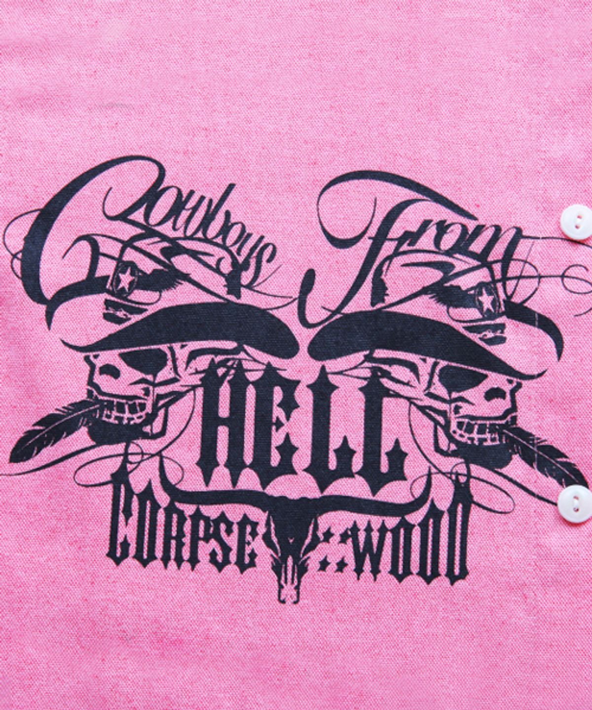 에잇볼륨(EIGHTVOLUME) COWBOYSFROMHELL OXFORD WORKSHIRTS (RED)