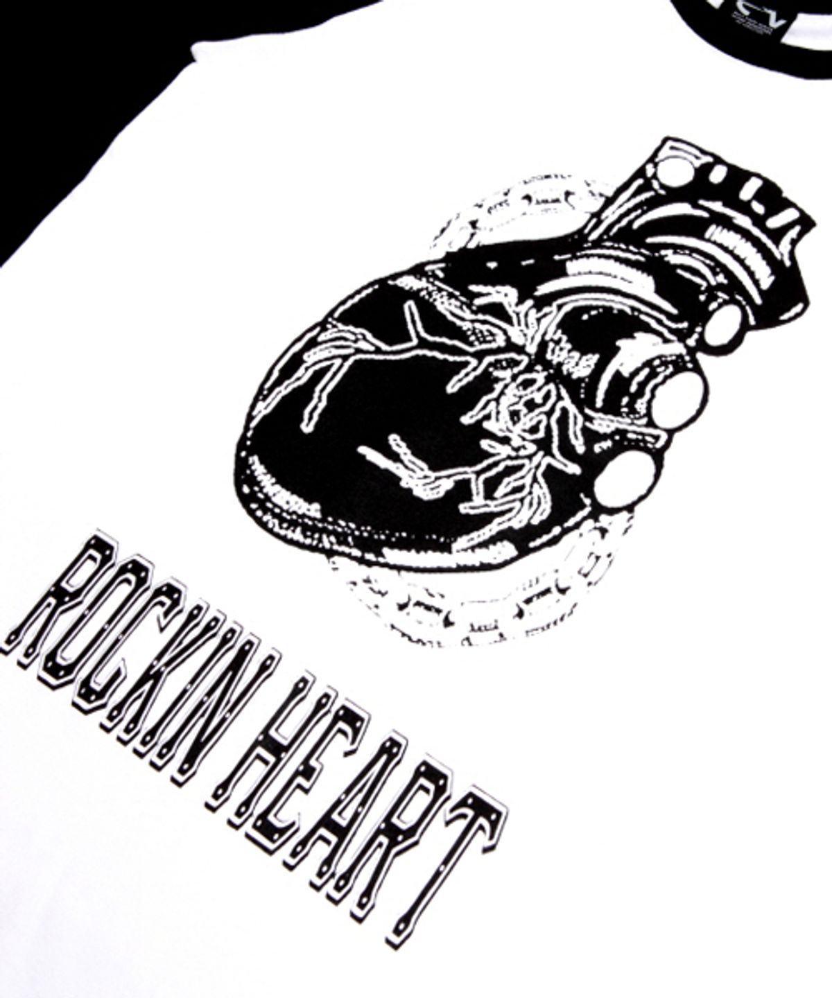 에잇볼륨(EIGHTVOLUME) ROCKIN HEART B/W RAGLAN