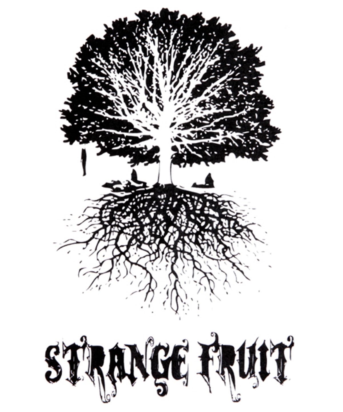 에잇볼륨(EIGHTVOLUME) STRANGE FRUIT B/W RAGLAN