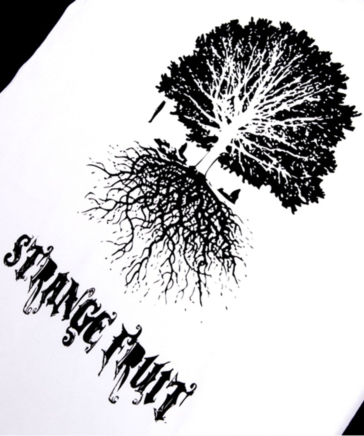에잇볼륨(EIGHTVOLUME) STRANGE FRUIT B/W RAGLAN