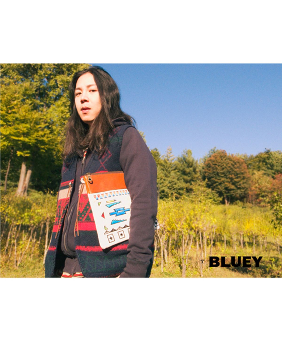블루이(BLUEY) BLUEY CLUTCH BAG BROWN