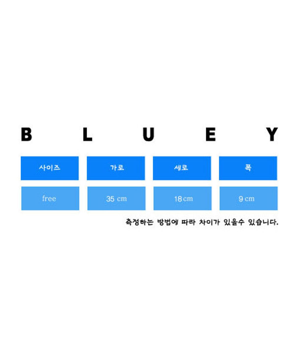 블루이(BLUEY) BLUEY UNIQUE WAIST BAG