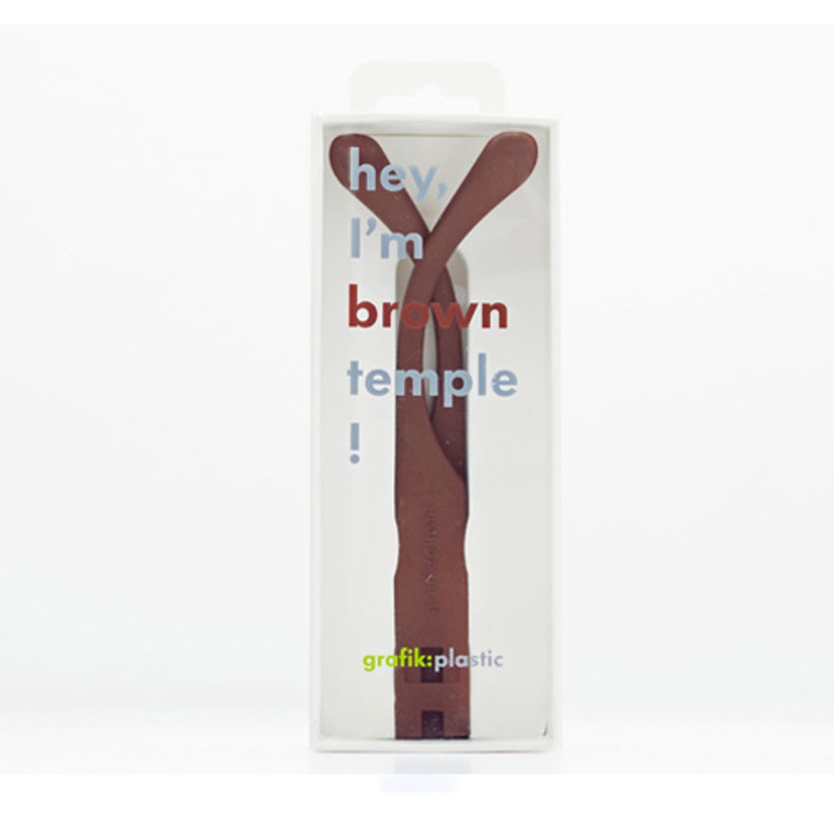 그라픽 플라스틱(GRAFIK:PLASTIC) brown-temple