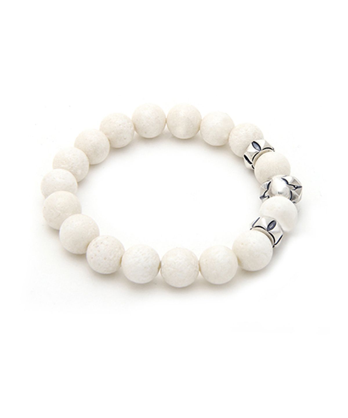 로얄피스(ROYAL PIECE) 백산호 BALL SILVER BRACELETS