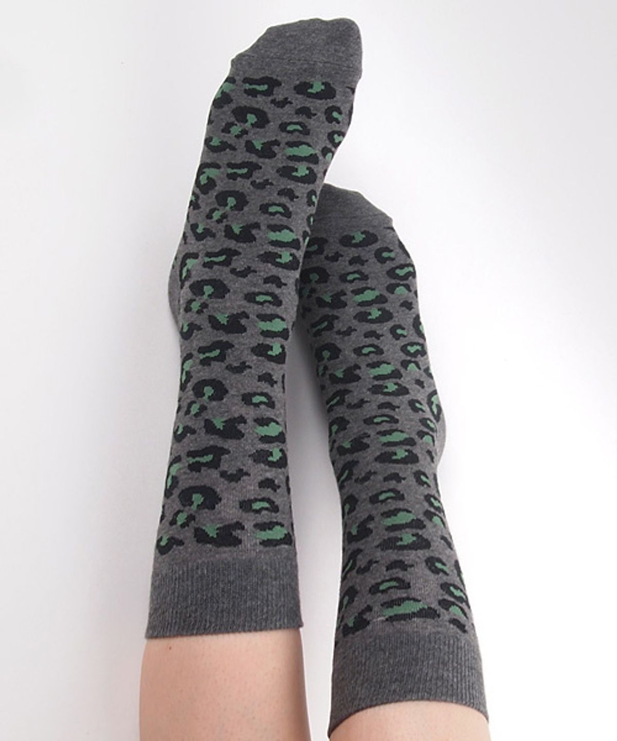 삭스더랭귀지(SOCKS THE LANGUAGE) leopard-green