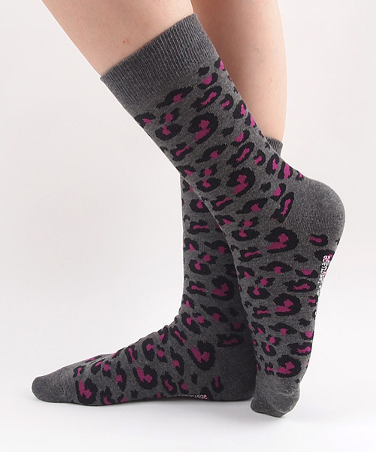 삭스더랭귀지(SOCKS THE LANGUAGE) leopard-pink
