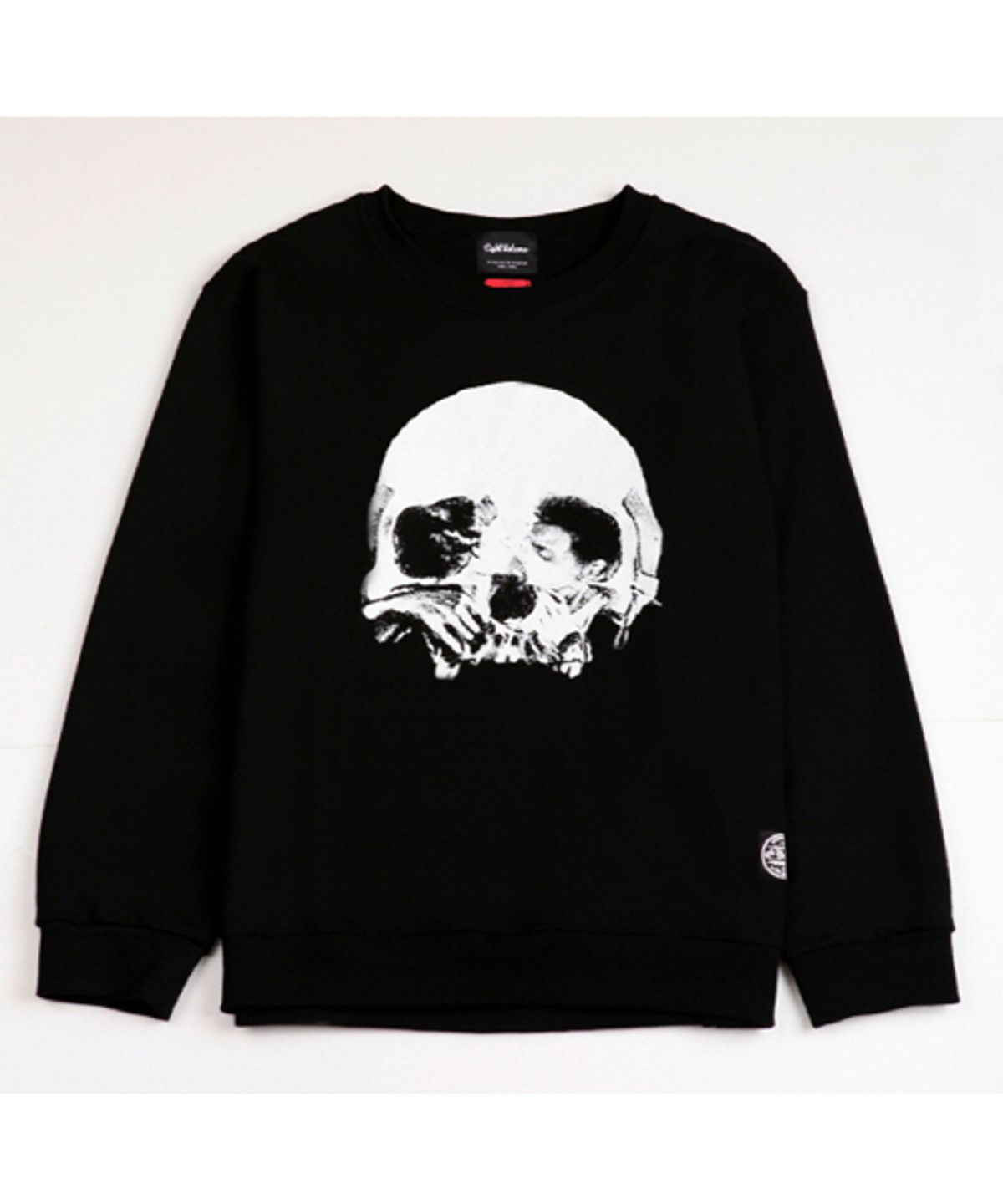 에잇볼륨(EIGHTVOLUME) EV Illusion Skull Crewneck