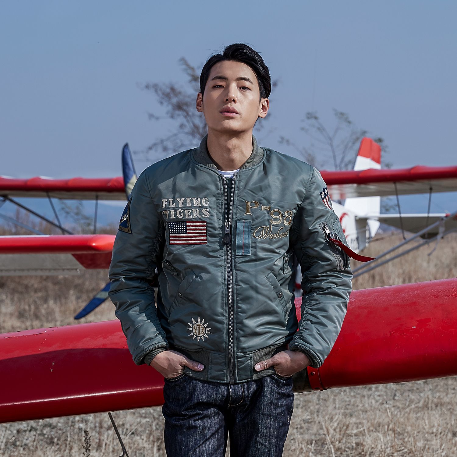 엑스톤즈(XTONZ) [XTONZ] SAGA MA-1 Flight Jacket (2color) 항공점퍼
