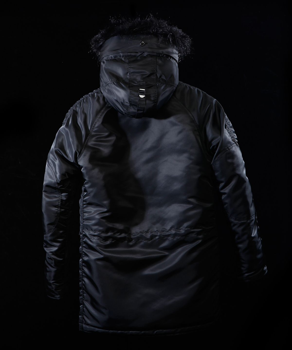 쟈니웨스트(JHONNY WEST) [JHONNYWEST X ALPHA] N-3B Parka (Black)