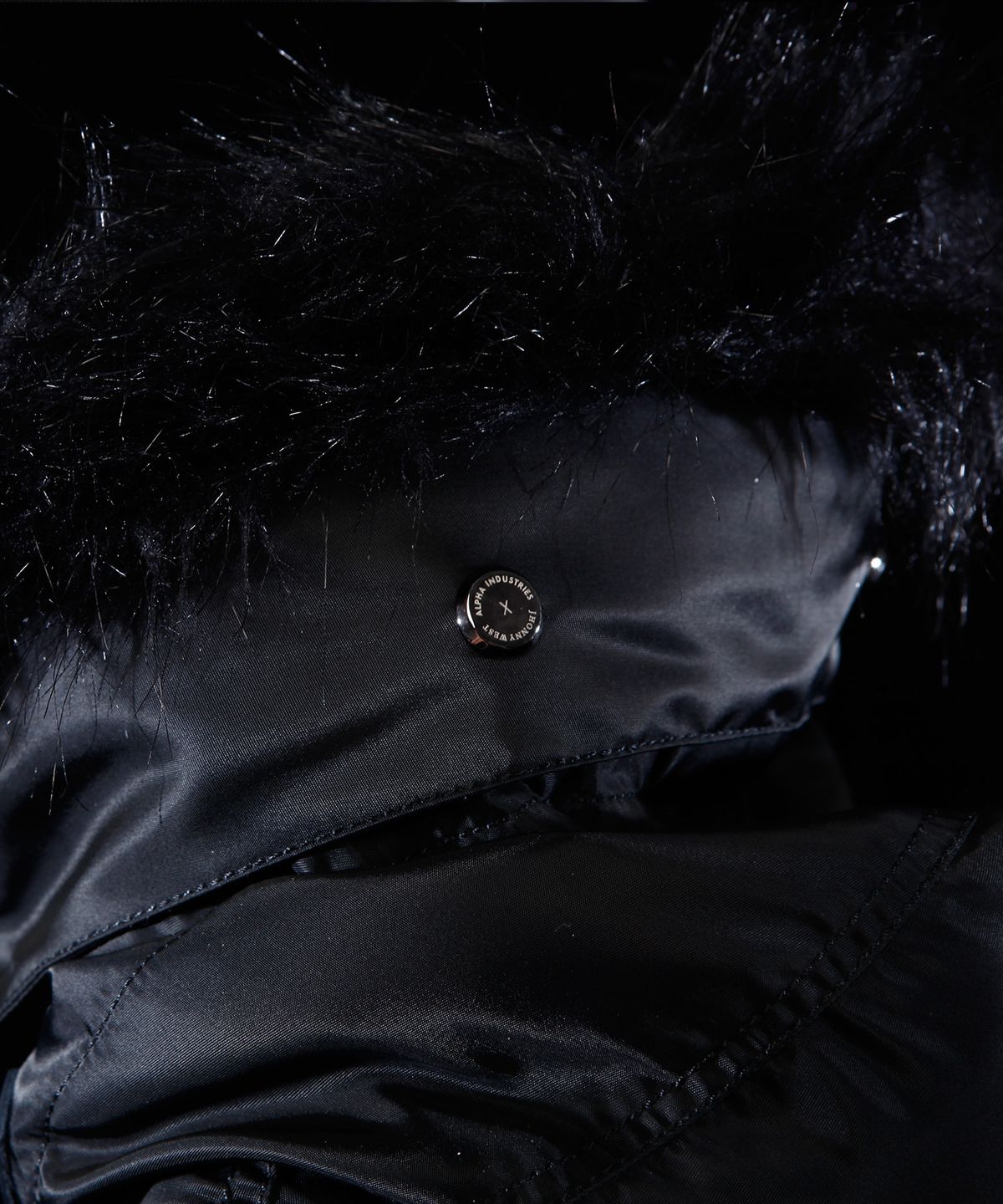 쟈니웨스트(JHONNY WEST) [JHONNYWEST X ALPHA] N-3B Parka (Black)
