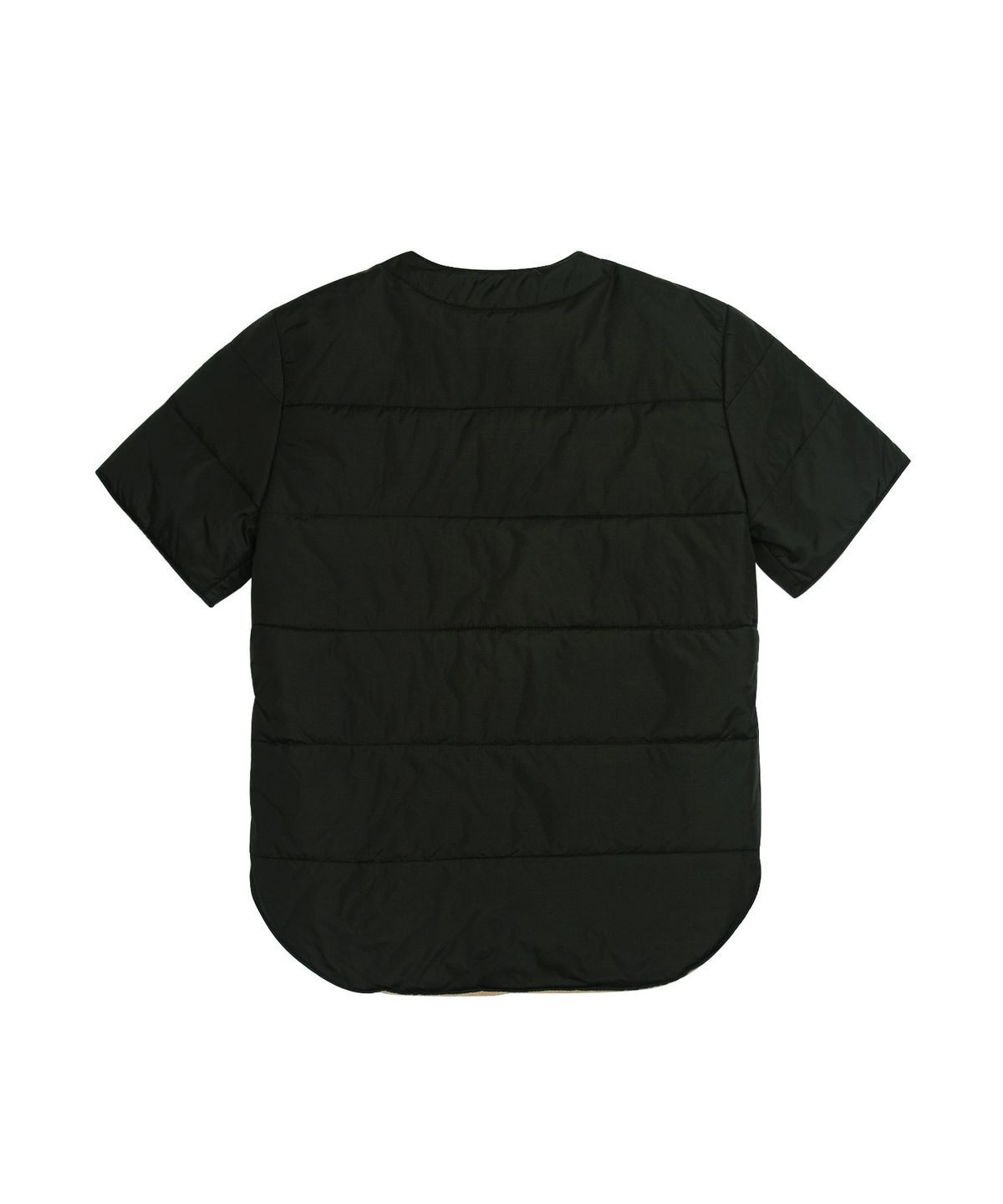 어레인지(ARRANGE) Short Sleeve Padding Jacket (Black)