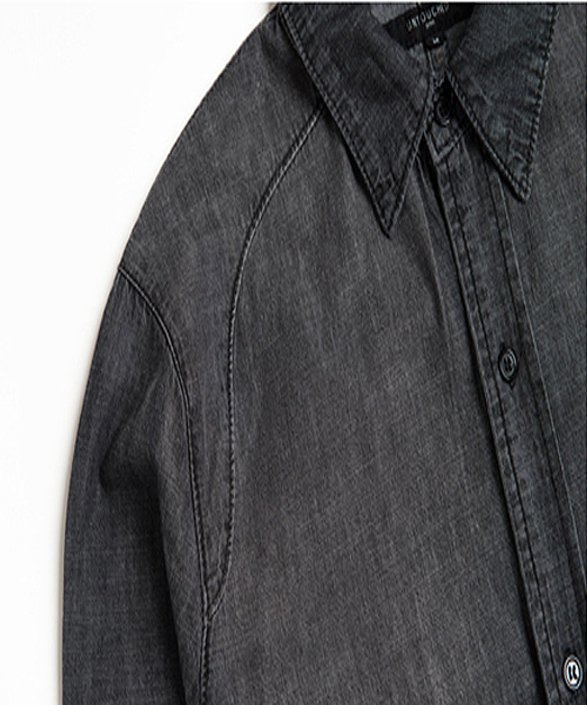 언터치드(UNTOUCHED) 그레이 워싱셔츠 (GRAY DENIM SHIRTS)