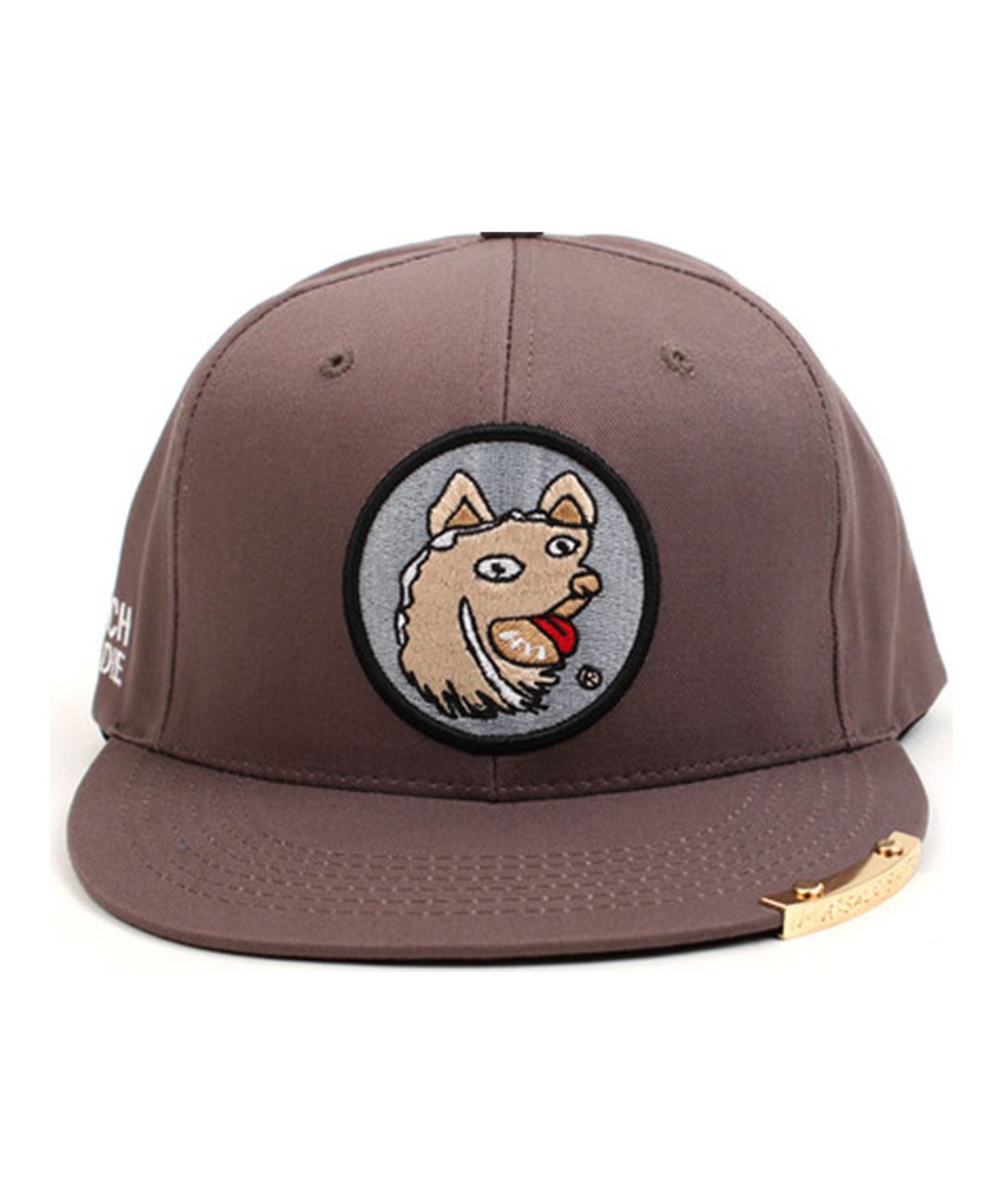 유니버셜 케미스트리(UNIVERSAL CHEMISTRY) CRAZY DOG SNAPBACK CAP(GRAY) 도그스냅백(그레이)