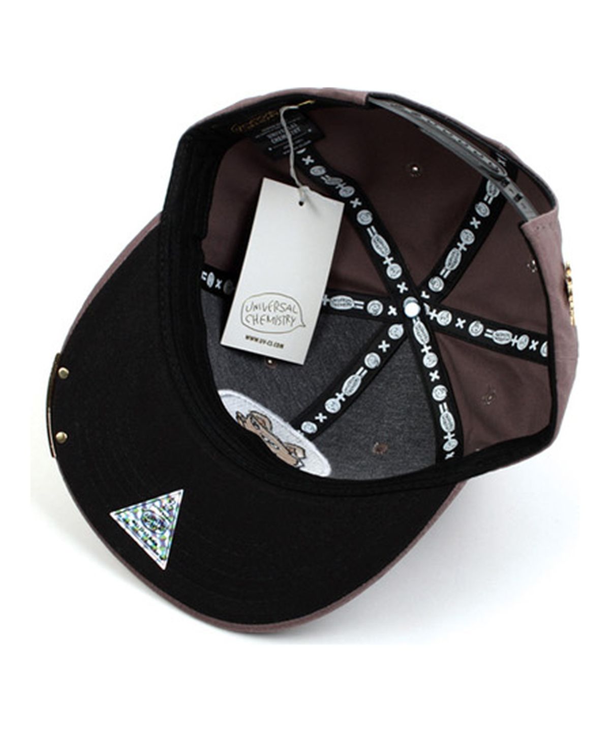 유니버셜 케미스트리(UNIVERSAL CHEMISTRY) CRAZY DOG SNAPBACK CAP(GRAY) 도그스냅백(그레이)