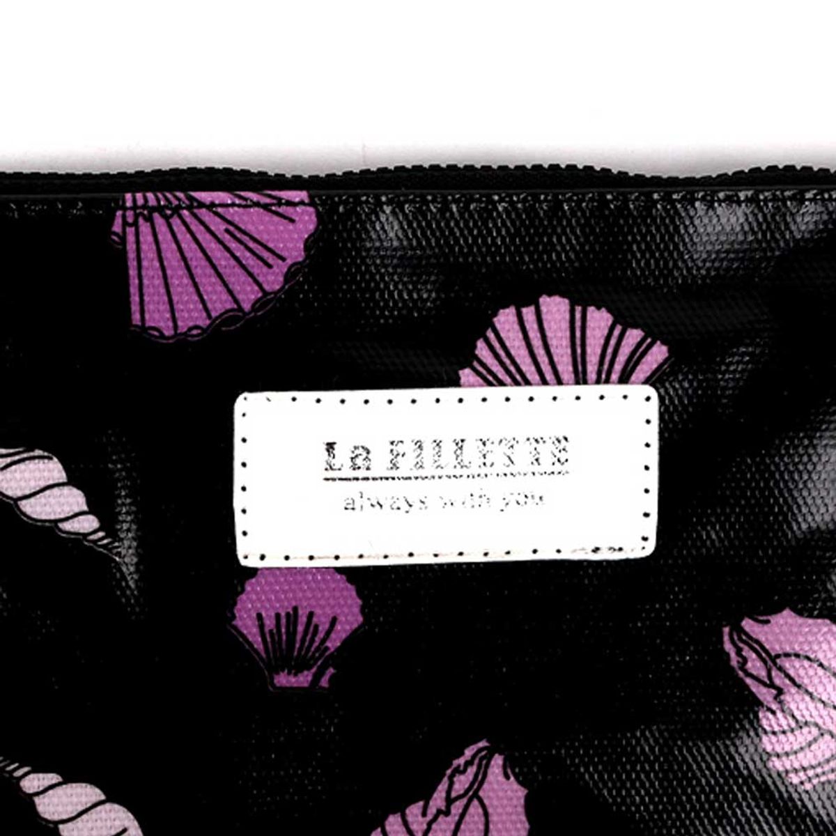 라피예뜨(LA FILLETTE) 조개미니파우치_블랙