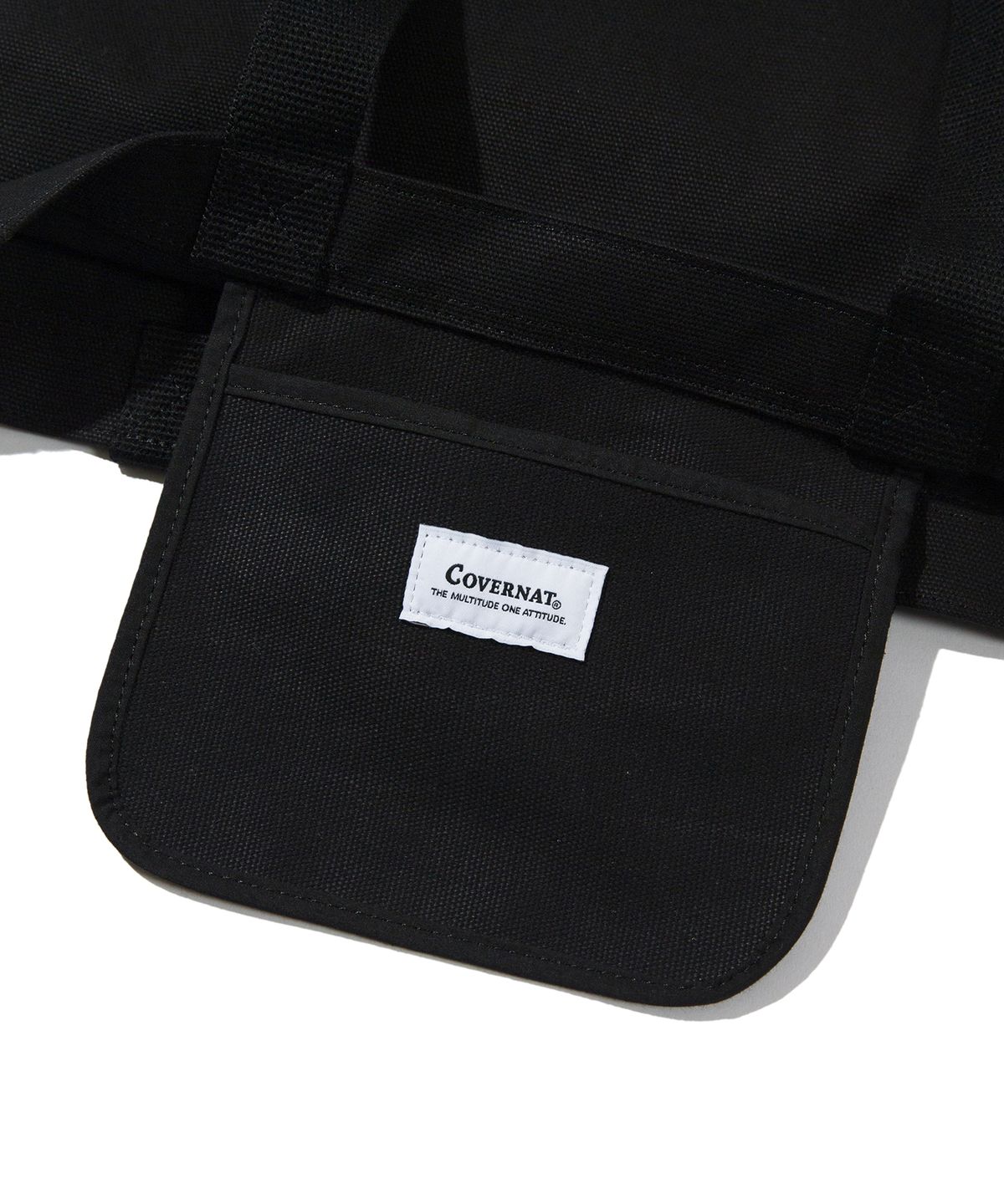 커버낫(COVERNAT) C 로고 에코백 블랙