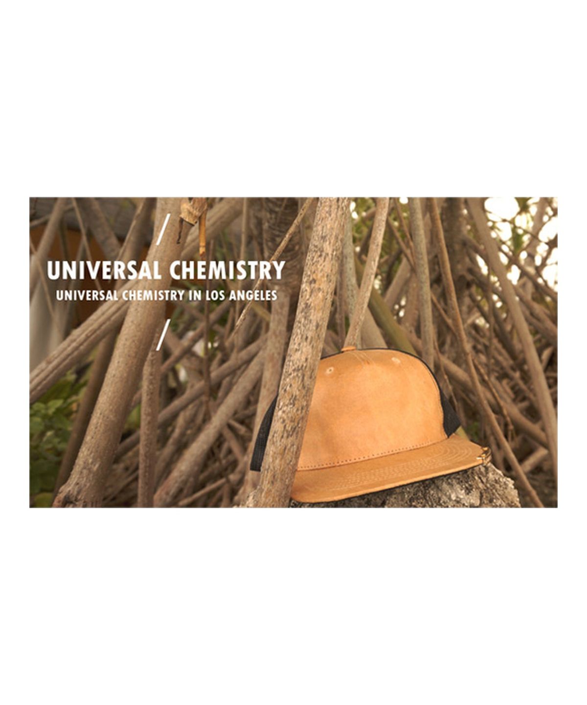 유니버셜 케미스트리(UNIVERSAL CHEMISTRY) Paper Mesh Strapback Cap 종이모자 스트랩백