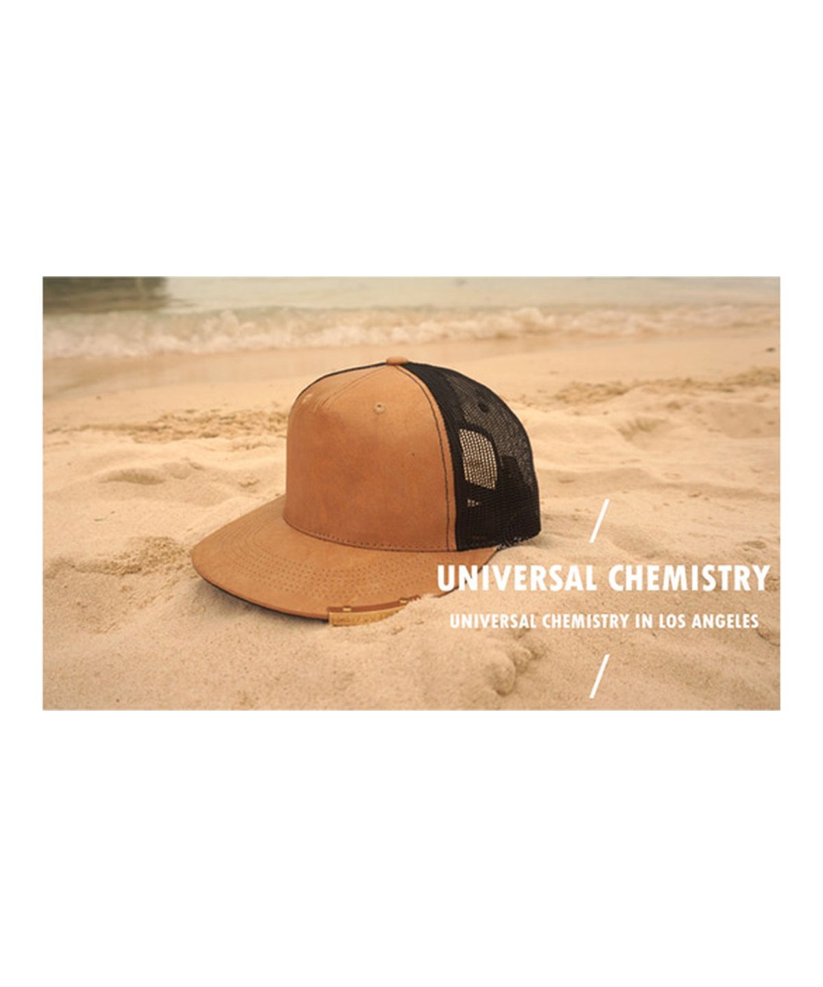 유니버셜 케미스트리(UNIVERSAL CHEMISTRY) Paper Mesh Strapback Cap 종이모자 스트랩백