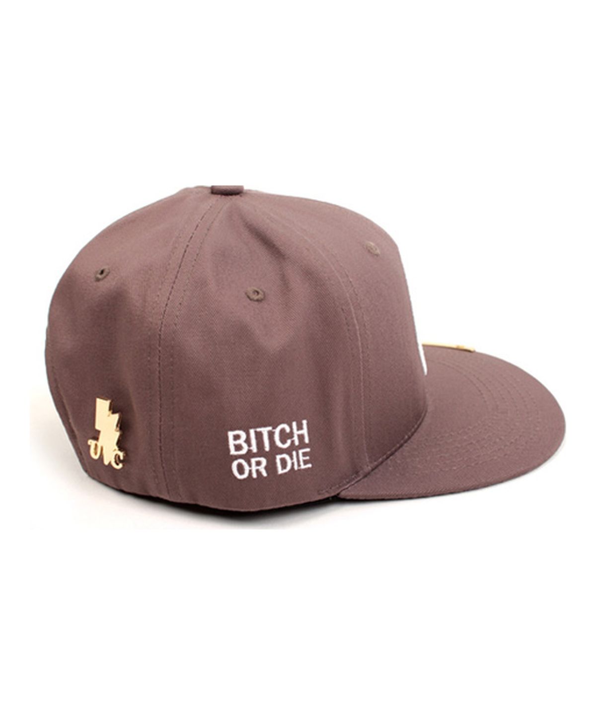 유니버셜 케미스트리(UNIVERSAL CHEMISTRY) CRAZY DOG SNAPBACK CAP(GRAY/WHITE) 도그스냅백