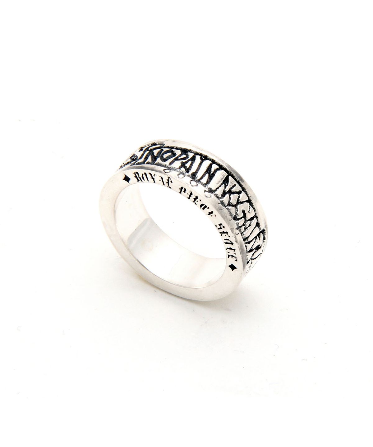 로얄피스(ROYAL PIECE) (무료 이니셜 각인 이벤트)HAND MADE *No Pain No Gain* silver925 Ring