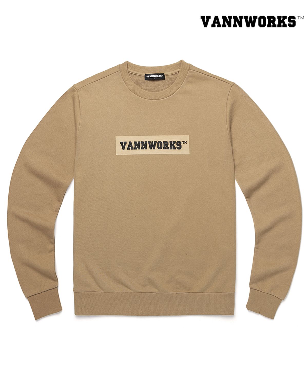 밴웍스(VANNWORKS) BIG BOX LOGO SWEATSHIRT_WHITE(V15TS419)