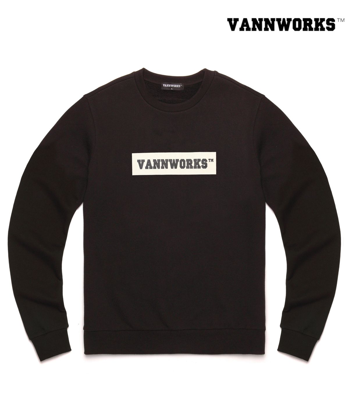 밴웍스(VANNWORKS) BIG BOX LOGO SWEATSHIRT_WHITE(V15TS419)