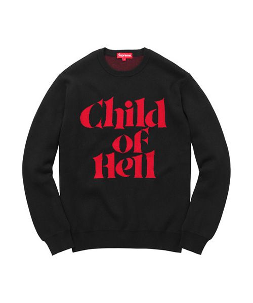 슈프림(SUPREME) CHILD OF HELL SWEATER - 사이즈 & 후기 | 무신사