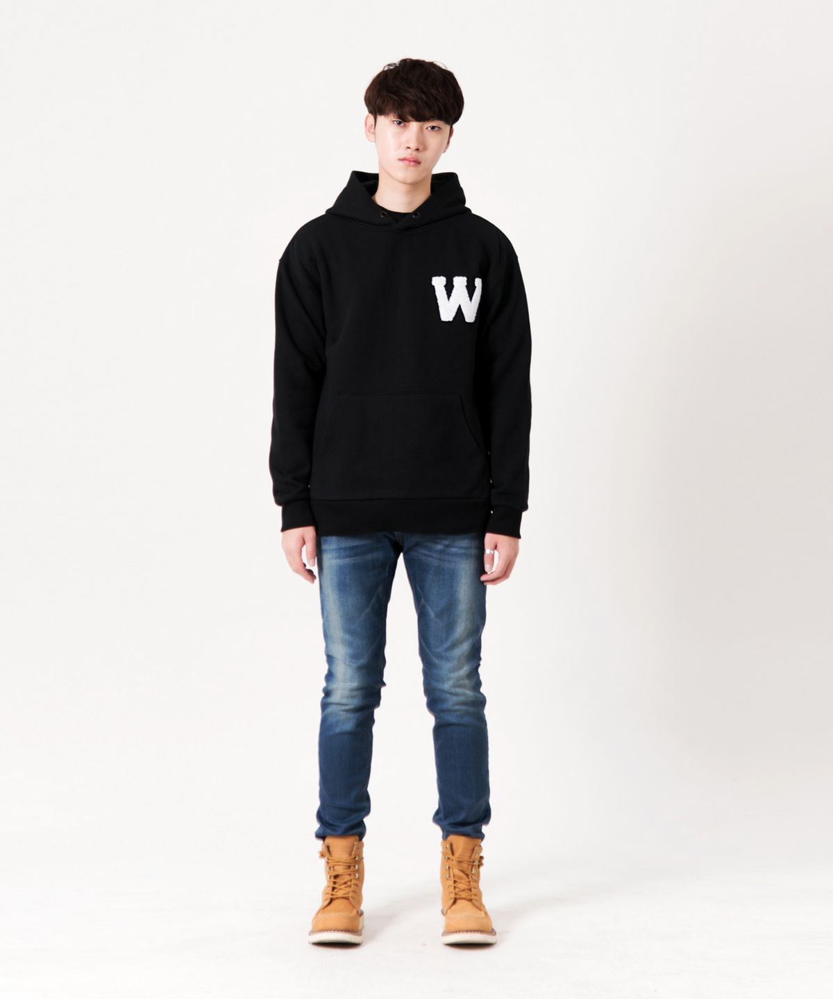 언터치드(UNTOUCHED) INDIGO PRESS COATED JEANS SLENDER