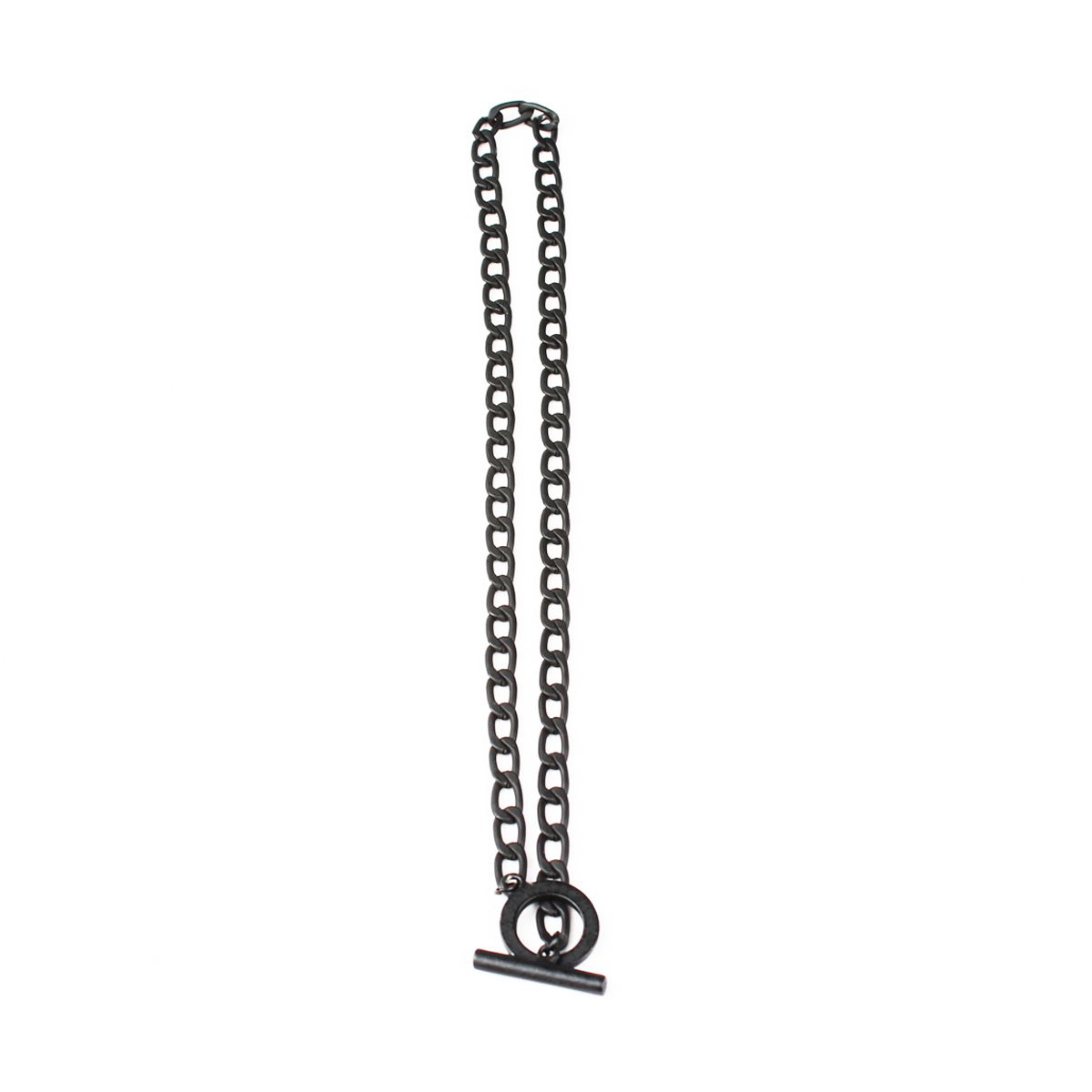 러쉬오프(RUSH OFF) WOMEN_THE RING BLACK CHAIN NECKLACE/ 링 블랙 체인 목걸이
