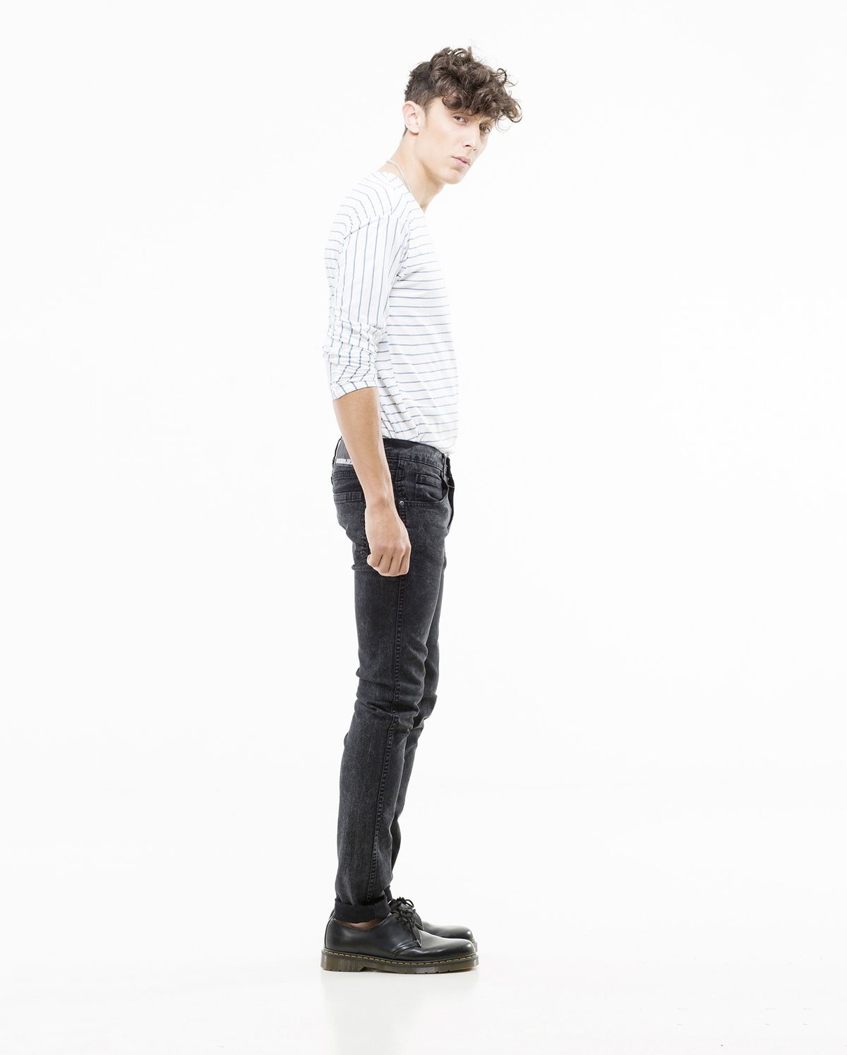 닥터데님(DR.DENIM) 스냅 블랙 에이지드